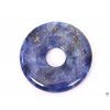 Sodalite Stone Donut Pendant, size 3 cm - #106