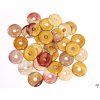 Mookaite stone donut pendant, size 3 cm - #108