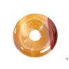 Přívěsek Donut z kamene Mokait vel. 3 cm - #108