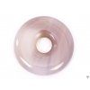 Donut pendant from Agate grey size 3 cm - #110
