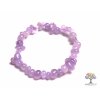 Náramek sekaný - Ametyst lavender - tromlovaný - 66