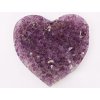Ametyst drúza Srdce + stojánek - Top kvalita - 1.3 Kg  #232