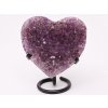 Ametyst drúza Serce + podstawka - Najwyższa jakość - 1,3 kg  #232