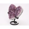 Ametyst drúza Serce + podstawka - Najwyższa jakość - 1,7 kg  #233
