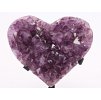 Ametyst drúza Serce + podstawka - Najwyższa jakość - 1,7 kg  #236