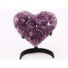 Ametyst drúza Serce + podstawka - Najwyższa jakość - 1,7 kg  #236