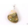 Rhyolite stone pendant, size S - #117
