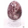 Yoni stone egg Lepidolite #117 + base