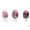 Yoni stone egg Lepidolite #117 + base