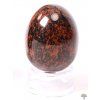 Yoni stone egg Obsidian mocha #118 + base