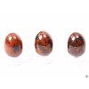 Yoni stone egg Obsidian mocha #118 + base