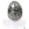 Yoni stone egg Kambaba jasper #119 + stand