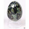 Yoni stone egg Kambaba jasper #119 + stand