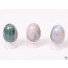 Yoni stone egg Agate MIX #120 + base