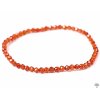 Náramek Granát spesartin - 4 mm - fazetovaný #348 - z přírodních kamenů