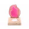 Agate candle holder plate 9 cm - Top quality #272