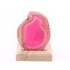 Agate candle holder plate 9 cm - Top quality #272