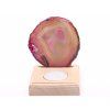 Agate candle holder plate 9 cm - Top quality #278