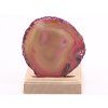 Agate candle holder plate 9 cm - Top quality #278