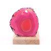 Agate candle holder plate 9 cm - Top quality #280