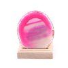 Agate candle holder plate 9 cm - Top quality #283