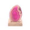 Agate candle holder plate 10 cm - Top quality #291