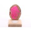 Agate candle holder plate 10 cm - Top quality #293