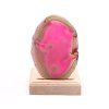 Agate candle holder plate 10 cm - Top quality #293