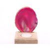 Agate candle holder plate 9 cm - Top quality #304
