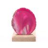 Agate candle holder plate 9 cm - Top quality #304