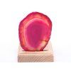 Agate candle holder plate 9 cm - Top quality #308