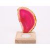 Agate candle holder plate 11 cm - Top quality #314