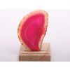 Agate candle holder plate 11 cm - Top quality #314