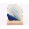 Agate candle holder plate 8 cm - Top quality #328