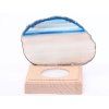 Agate candle holder plate 7 cm - Top quality #334