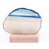 Agate candle holder plate 7 cm - Top quality #334