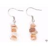 Earrings Moon/sun stone orange #72