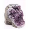 Ametyst drúza 1,630 kg - polerowany brzeg #1579