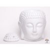 Lampa aromatyczna Budda - ceramiczna biała matowa 04