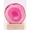 Agate candle holder plate 7 cm - Top quality #350