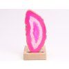 Agate candle holder plate 11 cm - Top quality #366