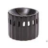 Aroma lamp black 7 cm ceramic #105