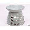 Aroma lamp gray 11 cm ceramic #107