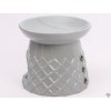 Aroma lampa šedá 11 cm keramika #107