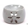 Lampa aromatyczna szara 6 cm ceramika #110