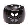 Aroma lamp, black, 6 cm, ceramic #111