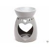 Aroma lamp, white, 13 cm, ceramic #114