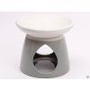 Aroma lamp, gray-white, 11 cm, ceramic #115