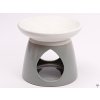 Aroma lampa šedo - bílá 11 cm keramika #115