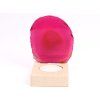 Agate candle holder plate 8 cm - Top quality #373